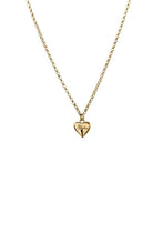 Load image into Gallery viewer, STOLEN GIRLFRIENDS CLUB GOLD HEART IS FULL NECKLACE MINI
