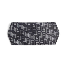 Load image into Gallery viewer, FOX &amp; LEO GLASSES CASE VEGAN LEATHER PRINT NAVY
