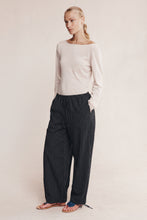 Load image into Gallery viewer, MARLE FATIMA PANTS BLACK PINSTRIPE
