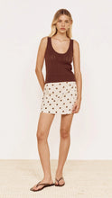 Load image into Gallery viewer, MINK PINK BRONTE POINTELLE KNIT TANK CHOCOLATE
