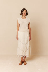 INDI & COLD PIA VEST CRUDO