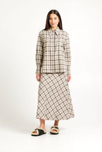 Load image into Gallery viewer, TUESDAY FLUID SKIRT SOFT PLAID
