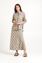 Load image into Gallery viewer, TUESDAY FLUID SKIRT SOFT PLAID
