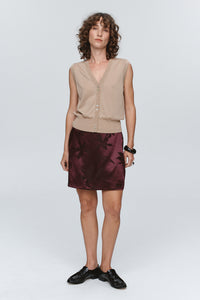 MARLE FOUNDATIONS VEST ALMOND