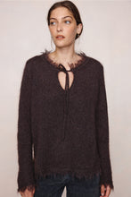 Load image into Gallery viewer, MARLE FRAYED GABRIELLE JUMPER
