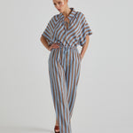 Load image into Gallery viewer, FATE &amp; BECKER GROUNDED PANT BLUE TOBACCO STRIPE
