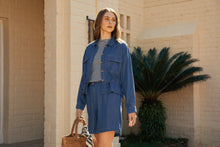 Load image into Gallery viewer, MARLOW FRESCO JACKET MID WASH

