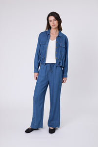 MARLOW FRESCO JACKET MID WASH