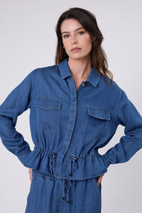 MARLOW FRESCO JACKET MID WASH