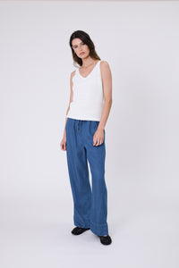 MARLOW FRESCO PANT MID WASH
