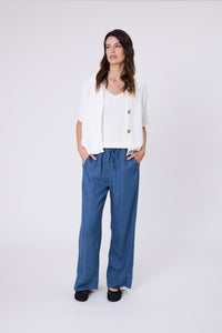 MARLOW FRESCO PANT MID WASH