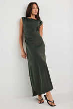 Load image into Gallery viewer, GEORGIA ZOE FRUITION FOREST SATIN BIAS MAXI DRESS
