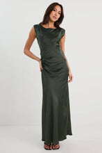 Load image into Gallery viewer, GEORGIA ZOE FRUITION FOREST SATIN BIAS MAXI DRESS
