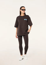 Load image into Gallery viewer, P.E NATION GLIDE OVERSIZED TEE COFFEE
