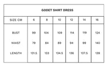 Load image into Gallery viewer, TUESDAY GODET SHIRT DRESS OLIVE PAISLEY
