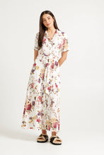 Load image into Gallery viewer, TUESDAY GODET SHIRT DRESS VINTAGE FLORAL
