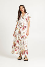 Load image into Gallery viewer, TUESDAY GODET SHIRT DRESS VINTAGE FLORAL
