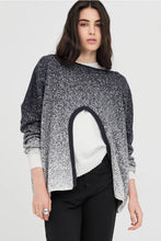 Load image into Gallery viewer, TAYLOR GRADIENT SUBMERGE SWEATER SMOKE/IVORY
