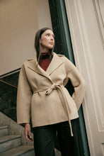 Load image into Gallery viewer, MARLOW GROVE WOOL COAT HONEY
