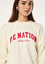Load image into Gallery viewer, P.E NATION HERITAGE SWEAT WHISPER WHITE
