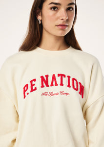 P.E NATION HERITAGE SWEAT WHISPER WHITE