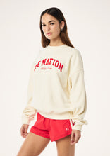 Load image into Gallery viewer, P.E NATION HERITAGE SWEAT WHISPER WHITE
