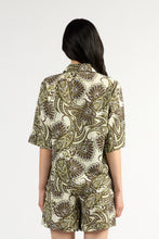 Load image into Gallery viewer, TUESDAY HUGO SHIRT OLIVE PAISLEY
