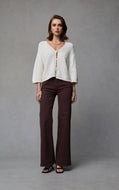 DRICOPER HUNTER HIGH RISE WIDE LEG JEAN FRENCH ROAST
