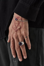 Load image into Gallery viewer, STOLEN GIRLFRIENDS CLUB SILVER LOVE CLAW BRACELET AMETHYST
