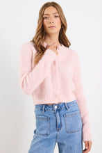 Load image into Gallery viewer, IVY + JACK HIGHLIGHT BLUSH MOHAIR BLEND CREWNECK CARDIGAN
