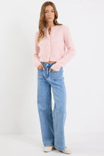 Load image into Gallery viewer, IVY + JACK HIGHLIGHT BLUSH MOHAIR BLEND CREWNECK CARDIGAN
