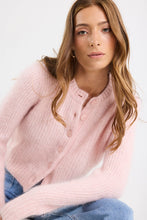 Load image into Gallery viewer, IVY + JACK HIGHLIGHT BLUSH MOHAIR BLEND CREWNECK CARDIGAN
