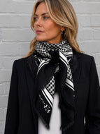 DARK HAMPTON THE HUNTER WOOL SILK SCARF
