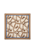 Load image into Gallery viewer, KAREN WALKER CAROUSEL CLASSIC SILK SCARF CREAM MULTI
