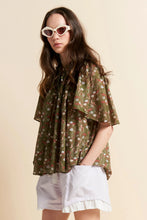 Load image into Gallery viewer, KAREN WALKER AGNES BLOUSE OLIVE MULTI
