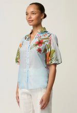 Load image into Gallery viewer, ONCE WAS CORALIE BLOUSE BLOOMSCAPE
