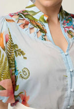 Load image into Gallery viewer, ONCE WAS CORALIE BLOUSE BLOOMSCAPE
