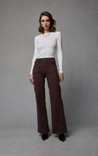 Load image into Gallery viewer, DRICOPER INDY HIGH RISE WIDE LEG JEAN FRENCH ROAST
