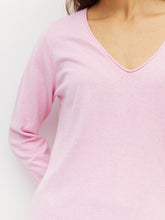 Load image into Gallery viewer, JHL V NECK LS T CANDY MARLE
