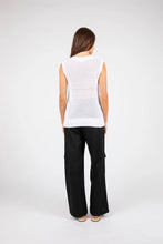 Load image into Gallery viewer, NOVELLA MESH KNIT VEST WHITE
