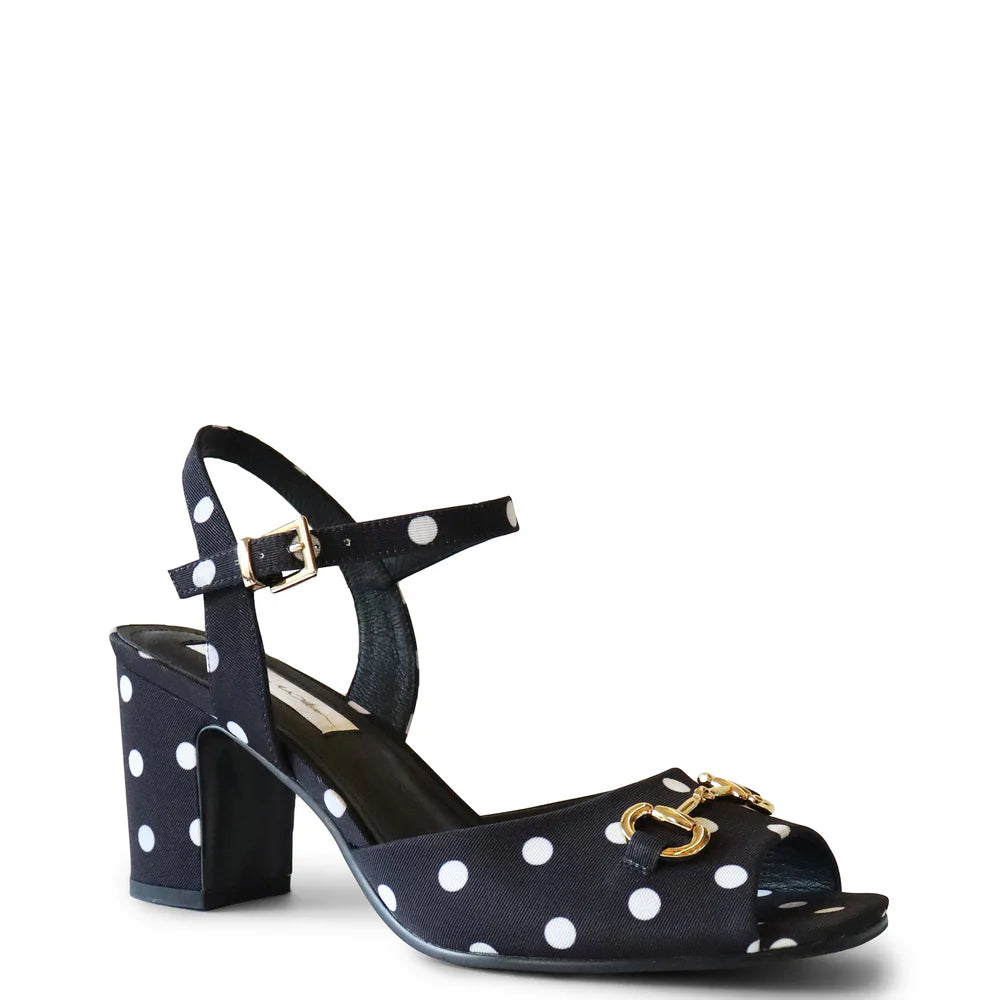 KATHRYN WILSON SCARLETT HEEL POLKA DOT