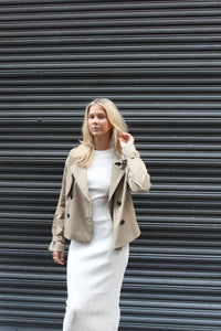 ESMAEE AVENUE CROPPED TRENCH DRIFTWOOD