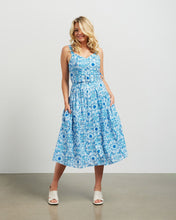 Load image into Gallery viewer, ET ALIA ISABELLE DRESS BLUE WILLOW
