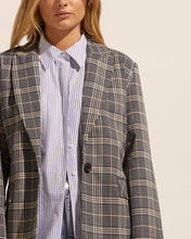 Load image into Gallery viewer, ZOE KRATZMANN INDEX JACKET SAPPHIRE CHECK
