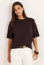 Load image into Gallery viewer, COMING SOON | STORIES BE TOLD INTERPID CHOCOLATE RELAX KNIT TEE
