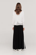 Load image into Gallery viewer, TAYLOR COMPLACEMENT SKIRT BLACK/IVORY
