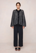 Load image into Gallery viewer, MARLE JASPER CARDIGAN BLACK/GREIGE
