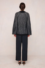 Load image into Gallery viewer, MARLE JASPER CARDIGAN BLACK/GREIGE
