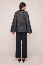 Load image into Gallery viewer, MARLE JASPER CARDIGAN BLACK/GREIGE
