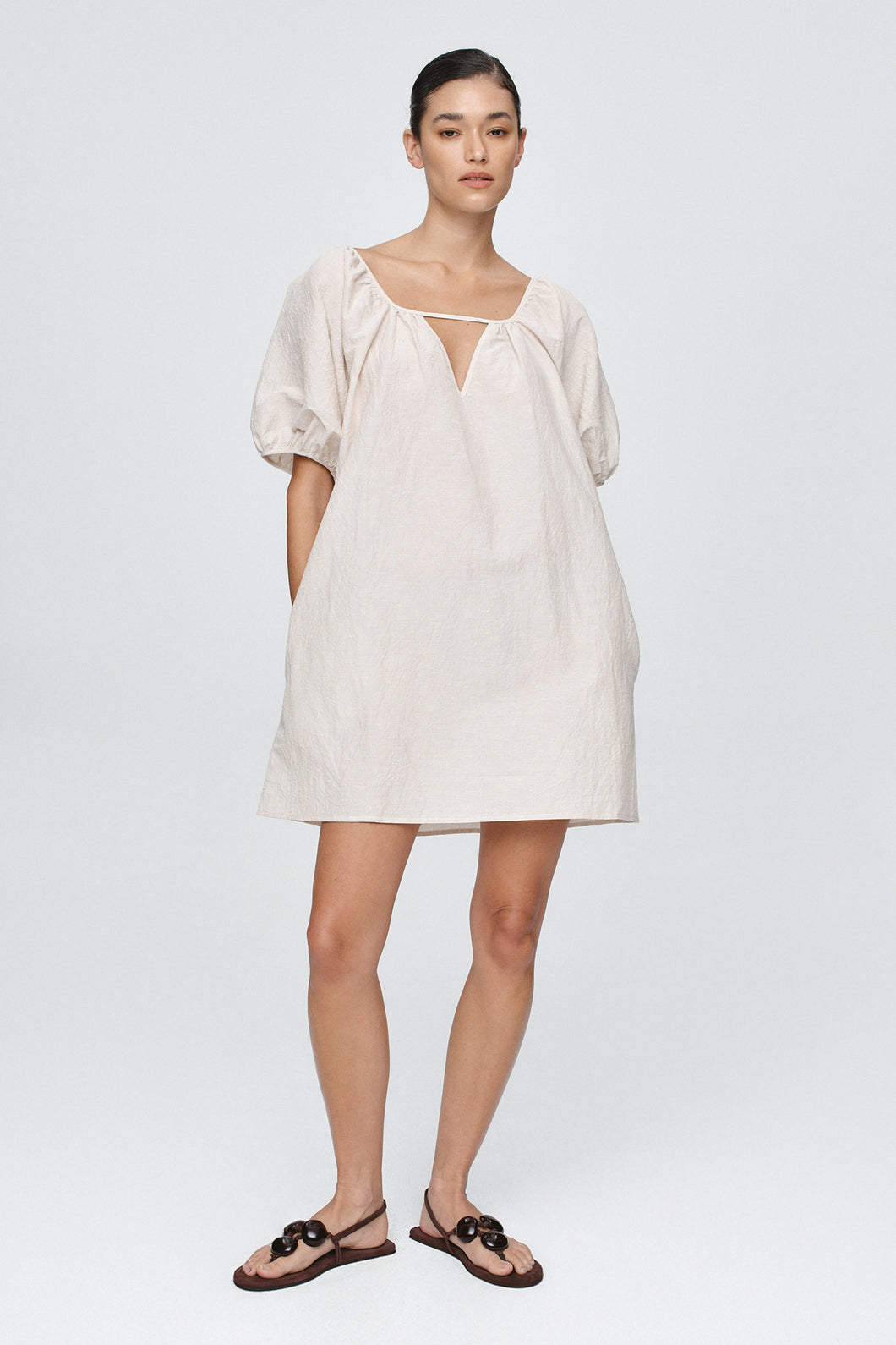 MARLE KENDRA MINI DRESS CASHEW